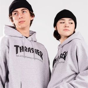 Gray Thrasher Hoodie